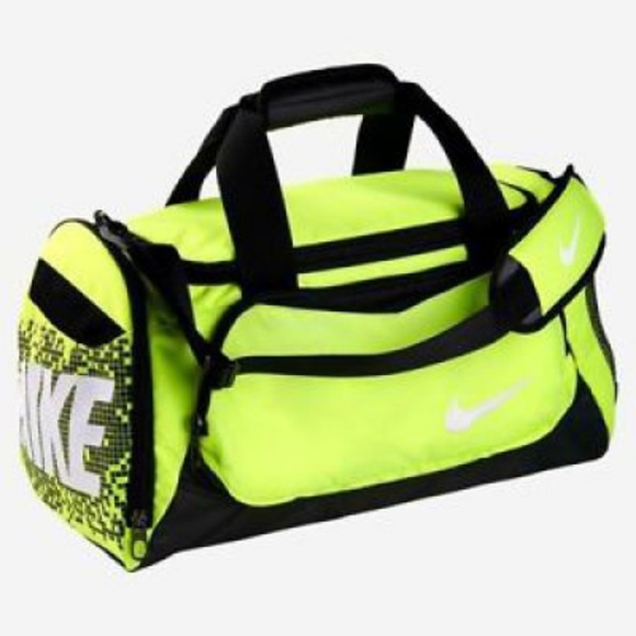 neon nike bag